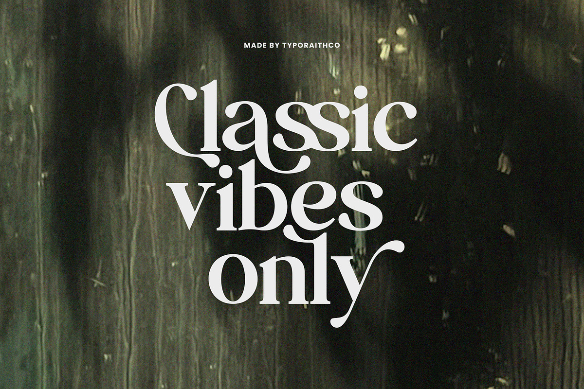 The Cherine | Modern Retro Serif, a Serif Font by Typoraith Co (Photo 2 of 10)