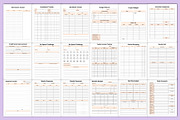 Editable 2025-2026 Budget Planner, a Stationery Template by Designmela01 (Thumbnail 3 of 4)