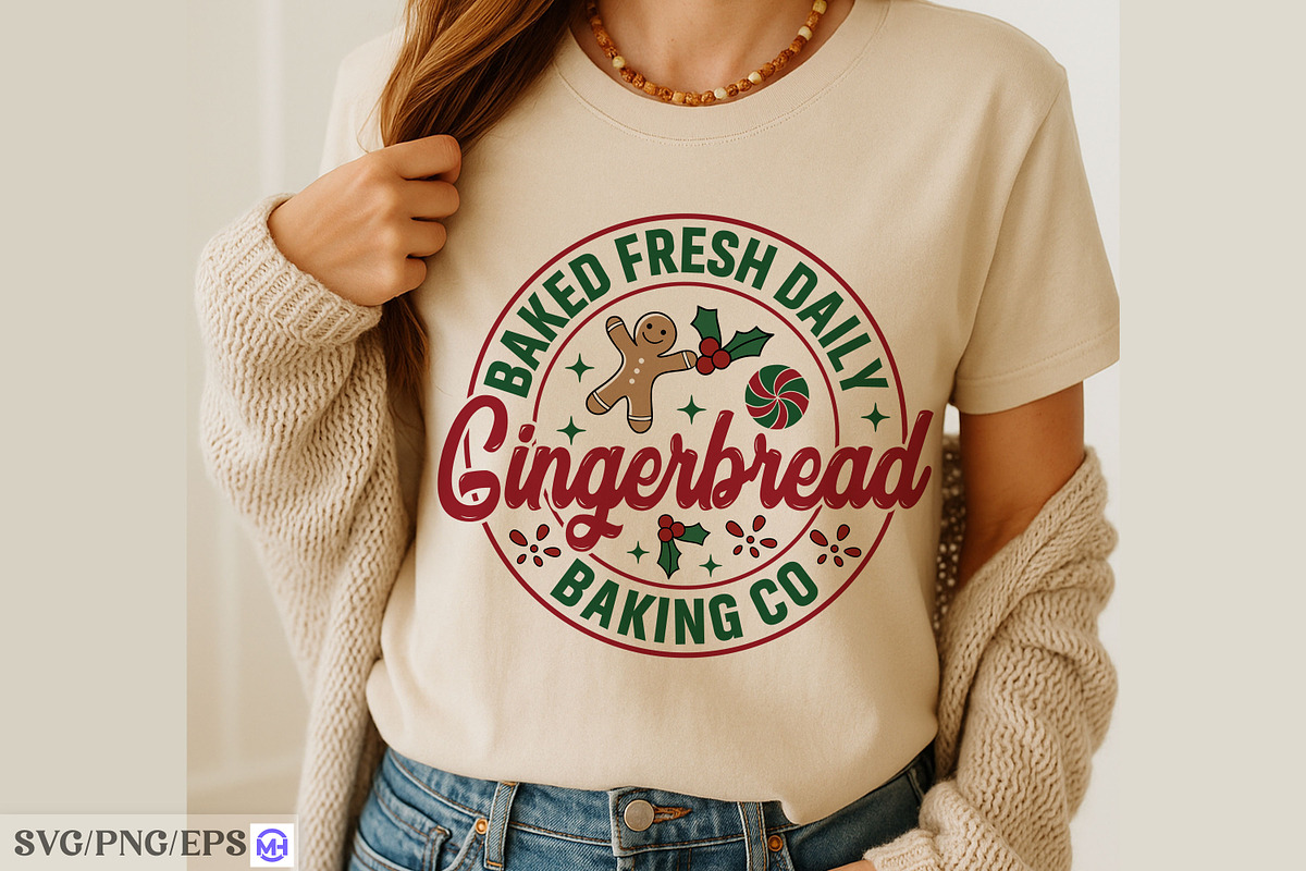 Baked Fresh Daily Gingerbread Baking, a Graphic by mh_arif (Photo 4 of 4)