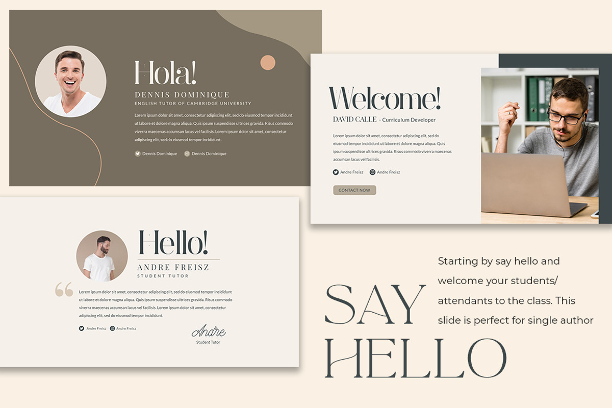 Slide Deck & Webinar Course CANVA, a Presentation Template by Eviory