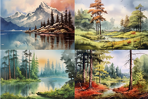 Serene Landscapes Collection