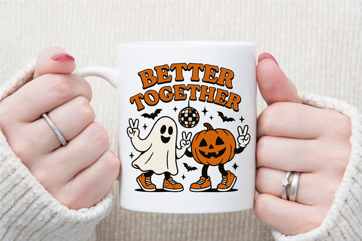 Better Together Pumpkin Ghost Hallow, an Illustration by Sublimation Artist (Photo 8 of 9)