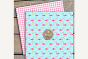 Pink Flamingo Digital Paper, a Pattern Graphic by JennyL Designs (Thumbnail 4 of 4)