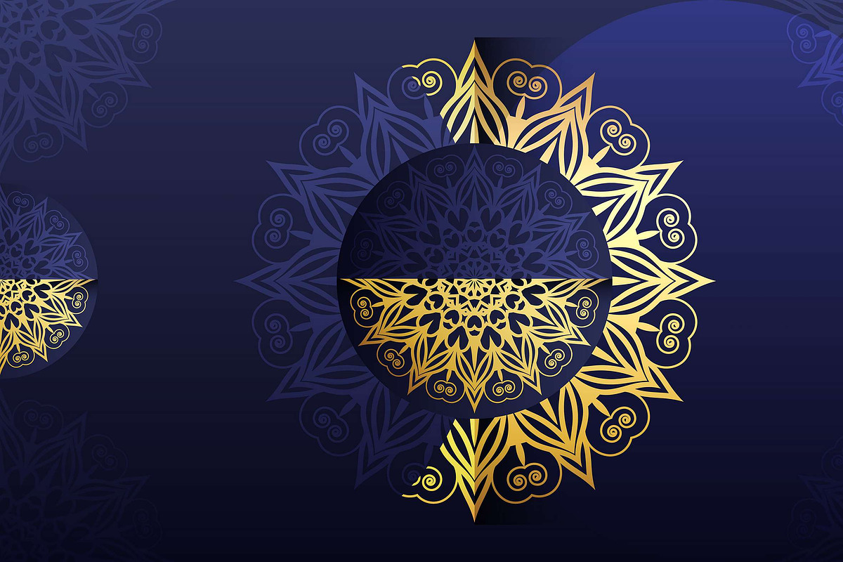 560+ Mandala Design Mega Collection, a Decorative Illustration by NJ Himel (Photo 242 of 289)