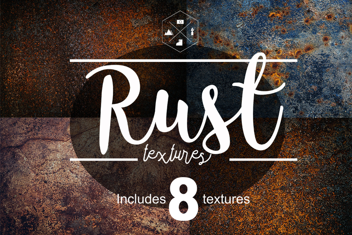 8 RUSTED METAL TEXTURES, a Texture Graphic by photo3idea (Photo 1 of 9)
