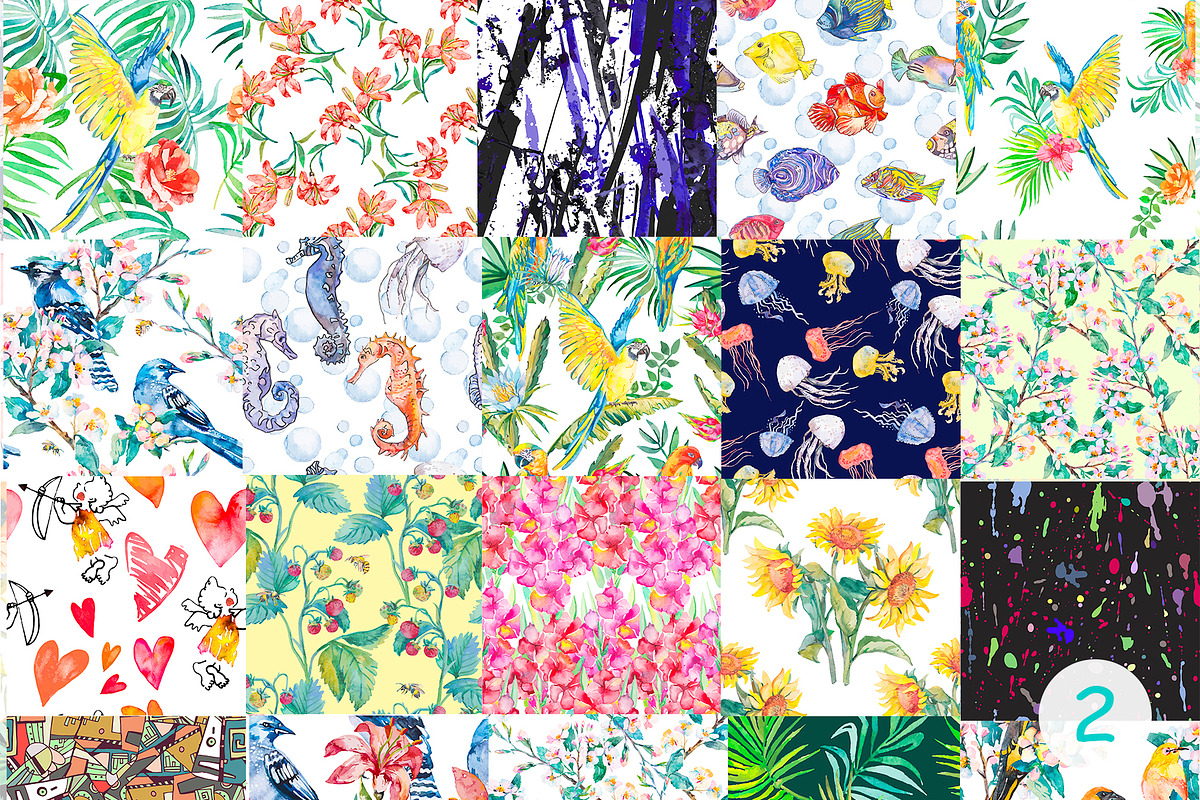 TOP 100 EPS patterns, a Pattern Graphic by Elizaveta (Photo 3 of 6)
