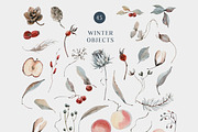 TOUCH OF SNOW Watercolor set, an Illustration by Lemaris (Thumbnail 4 of 11)