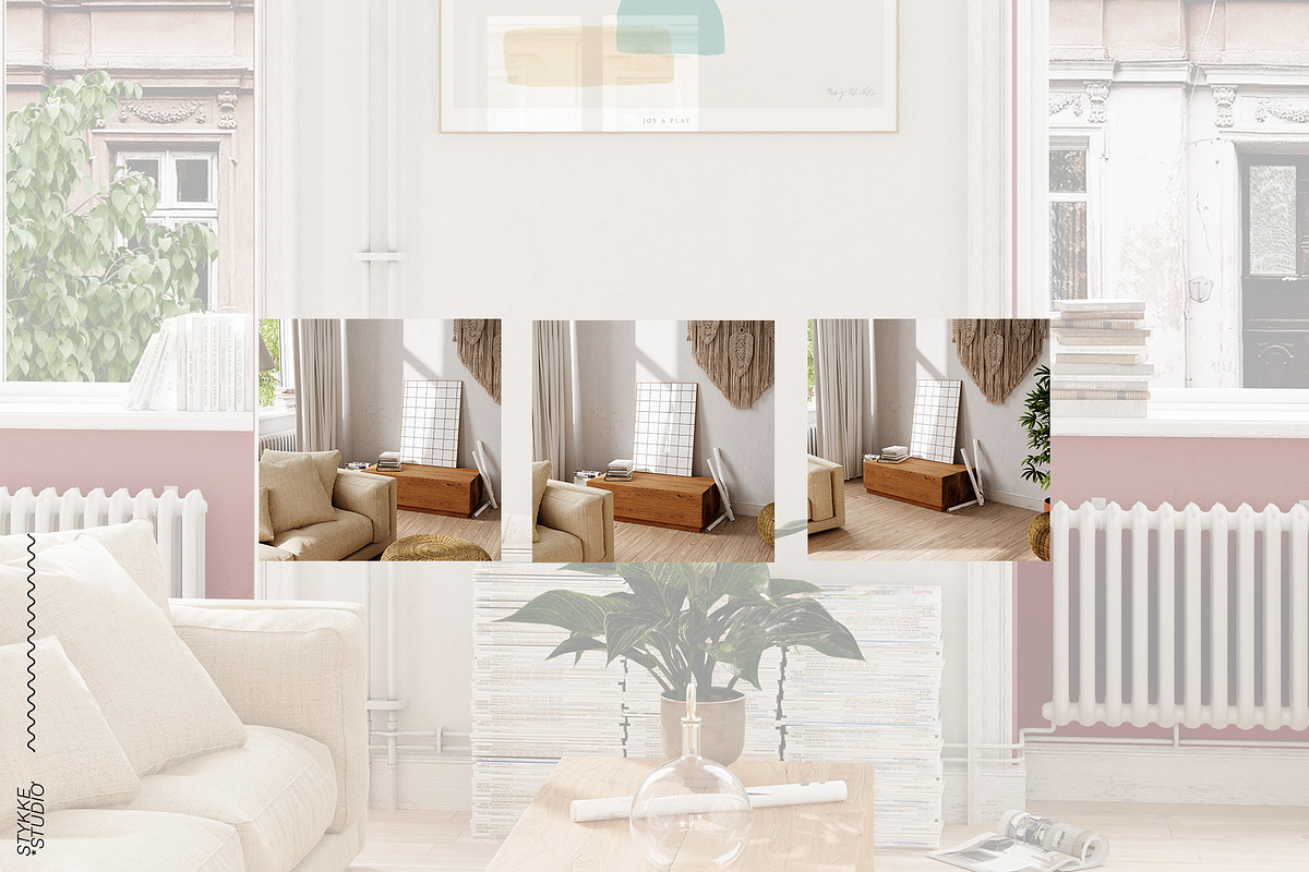 LENIS ROOM Natural Frame Mockup Set, a Household Mockup by Stykke Studio (Photo 56 of 58)