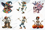 Whimsical Skeleton PNG Bundle, a Graphic by designcity5 (Thumbnail 3 of 5)