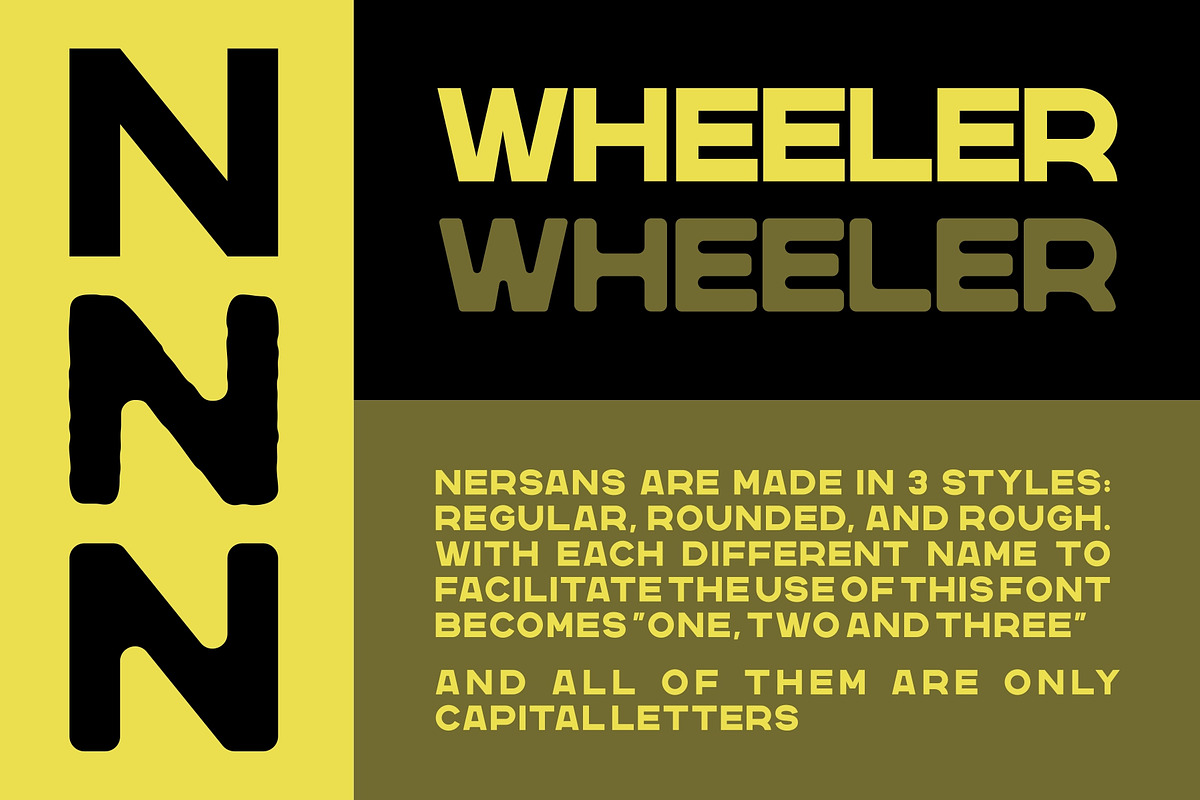 Nersans - Vintage Font [3 Styles], a Sans Serif Font by Garisman Std (Photo 5 of 12)