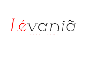 Levania - Serif Font