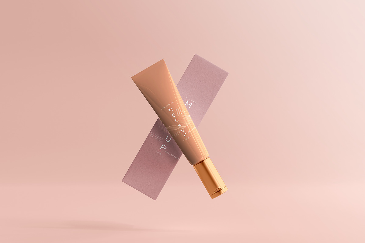 390+ Cosmetic Branding Mockup Scenes, a Cups & Container Mockup by pmvch (Photo 246 of 367)