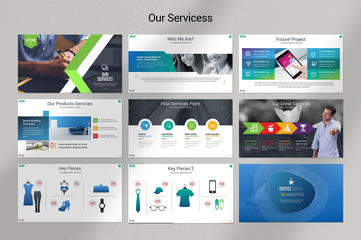Roots Presentation Template, a Presentation Template by PixWork (Photo 9 of 51)