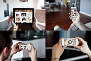 8 photo mockups- 5x iPad + 3x iPhone, an iPhone Mockup by show it better (Thumbnail 4 of 5)