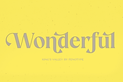 King's Valley -Swashy Serif, a Serif Font by Fenotype (Thumbnail 7 of 10)