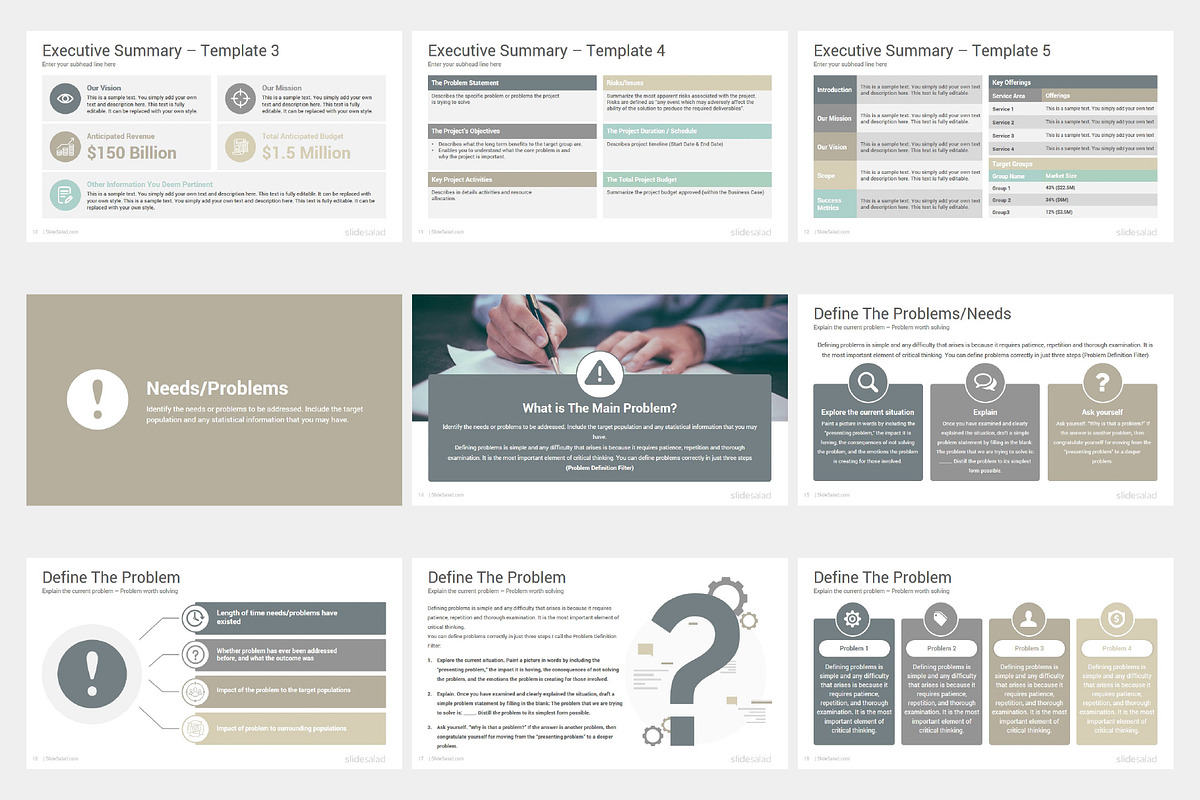 Project Proposal PowerPoint Template, a Presentation Template by SlideSalad (Photo 7 of 34)