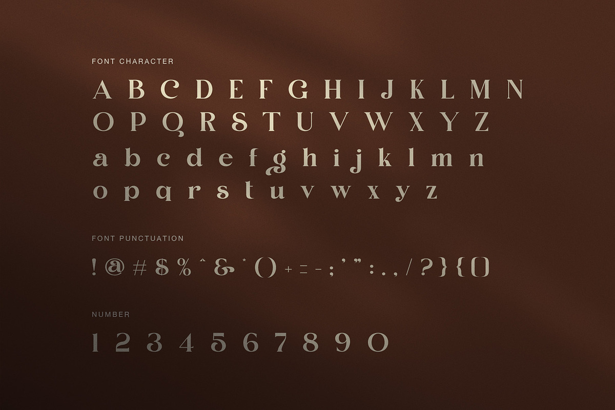 Maglin Elegant Serif Font, a Serif Font by Graphicxell (Photo 7 of 8)