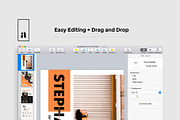 Influencer Media Kit PP & Canva, a Magazine Template by SheMadeStudio (Thumbnail 3 of 5)