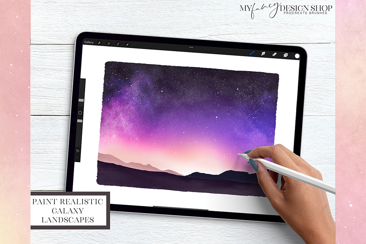 Procreate Galaxy Brushes, a Brush Add-On by My Fancy Design Shop (Photo 8 of 14)