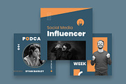 Influencer Instagram Post, a Social Media Template by Rahardi Creative (Thumbnail 2 of 4)