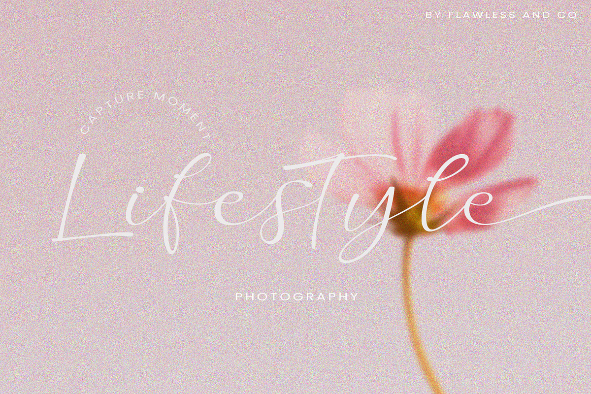 Moura - Modern Script, a Script Font by Flawless And Co (Photo 14 of 16)