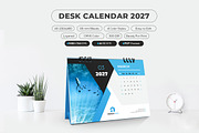 2027 Desk Calendar Printable, a Stationery Template by MstArtwork (Thumbnail 2 of 5)