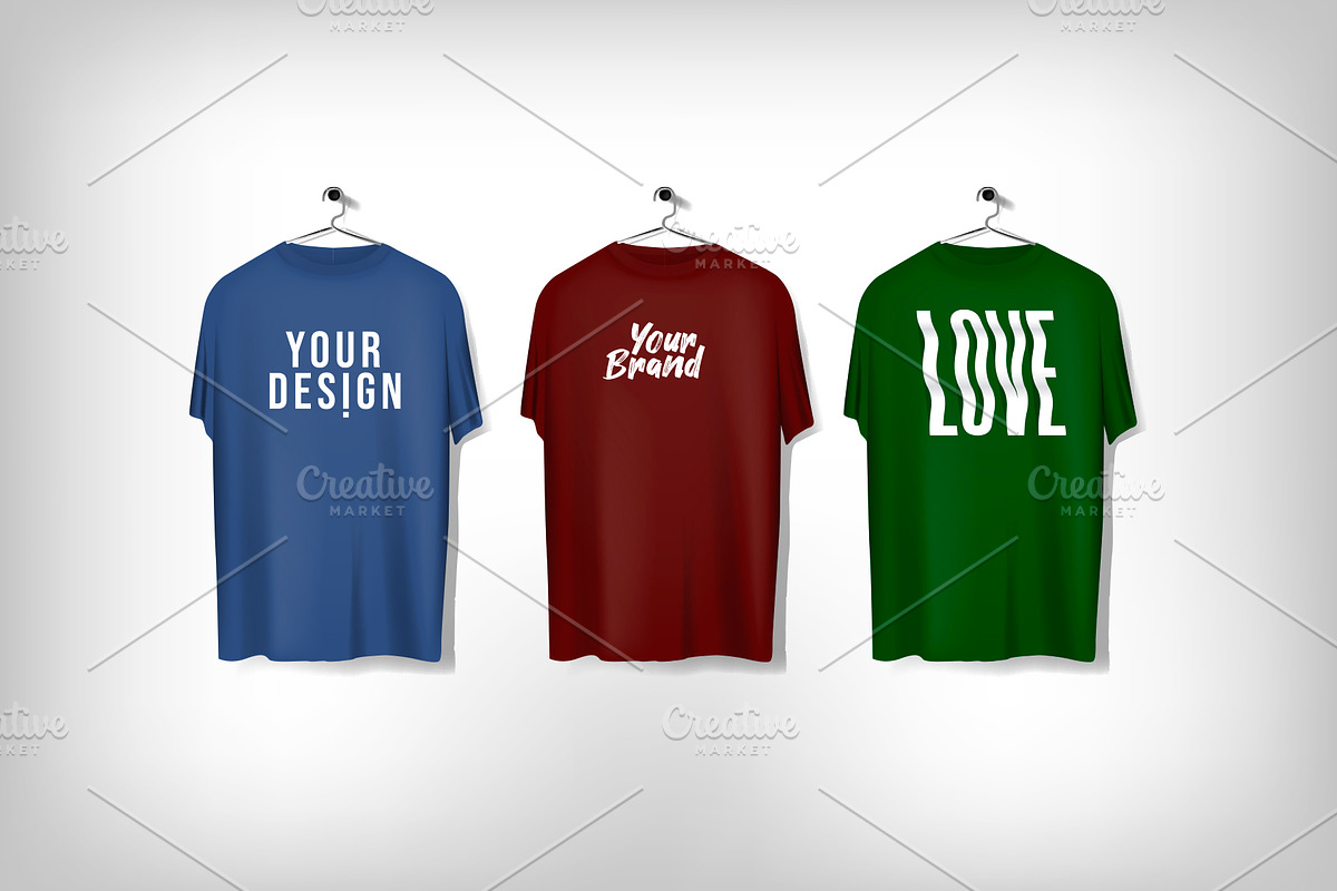 Men's basic t-shirts mockup, a Shirt Mockup by George Rod (Photo 5 of 5)