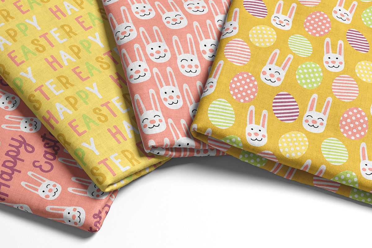 Happy Easter patterns elements cards, a Pattern Graphic by RevolutionizZed (Photo 3 of 16)