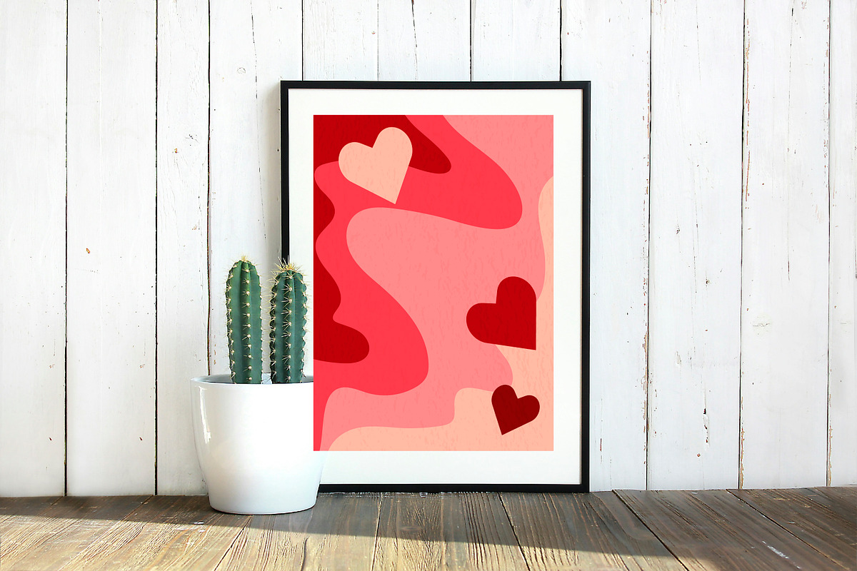 Love Hearts flyers|Romantic cards, a Flyer Template by Tati_Kli (Photo 4 of 4)