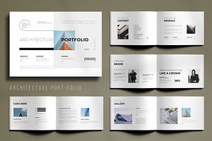 Architecture Portfolio Template, a Brochure Template by ContestDesign