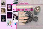 Modern Witch Instagram Templates, a Social Media Template by Mochi Atelier (Thumbnail 1 of 11)