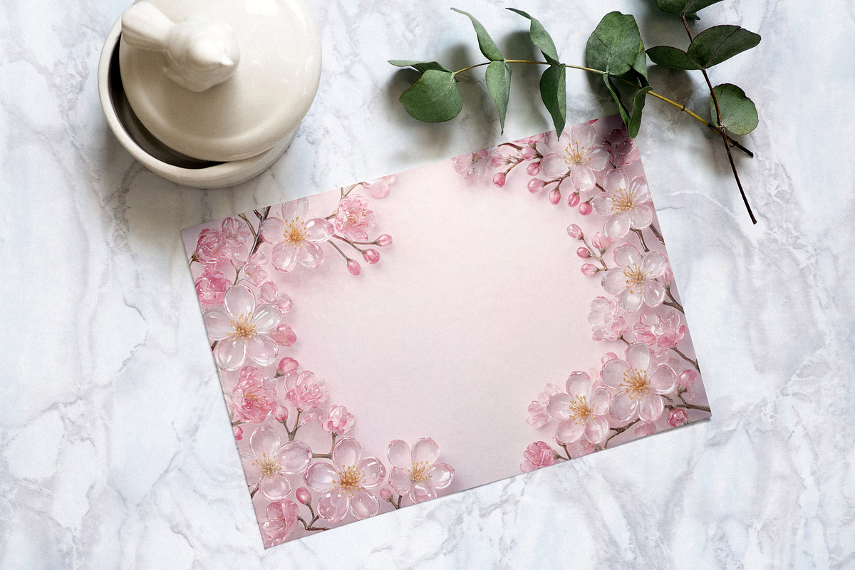 3D Flowers Border Background, a Background Graphic by Forhadx5 (Photo 8 of 9)