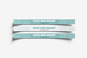 Paper Wristband Mockups, a Product Mockup by bimockup (Thumbnail 6 of 6)