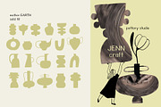 Mother Earth vector shapes and lines, a Decorative Illustration by Annakniaz (Thumbnail 6 of 15)