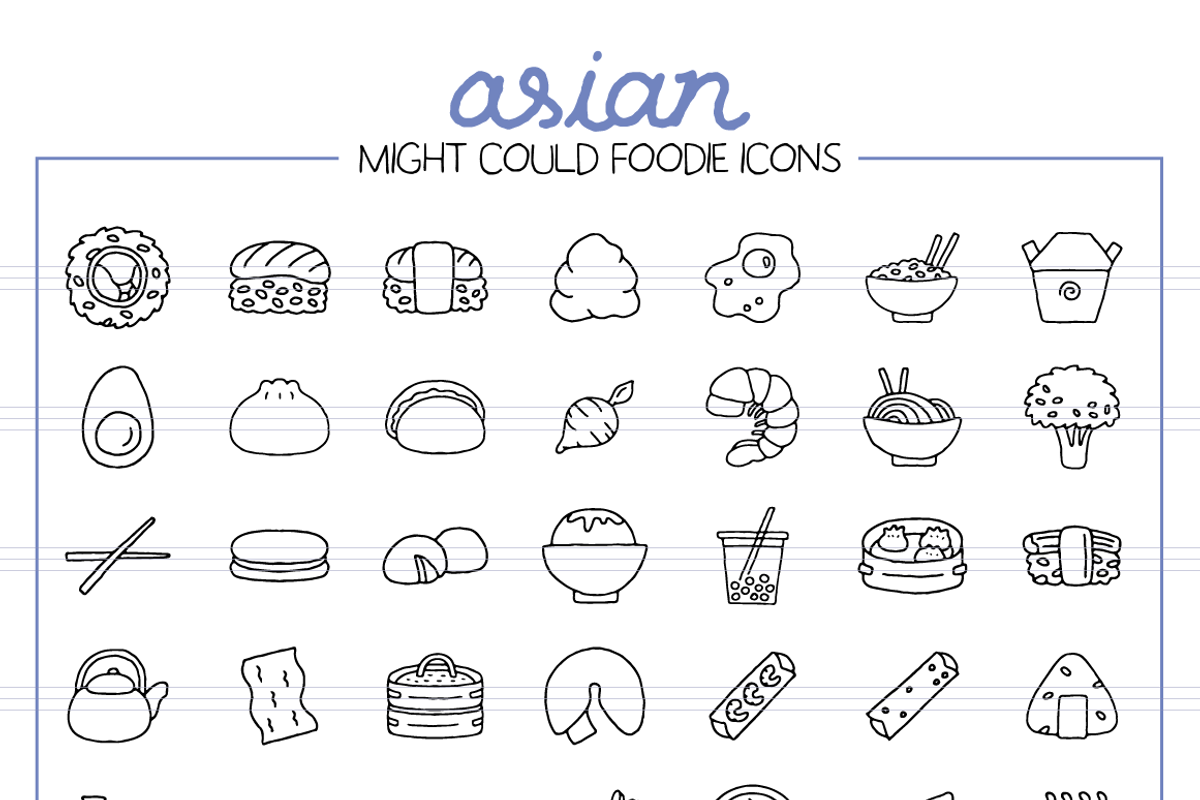 Foodie Illustration Pack, a Food Illustration by Might Could Studios (Photo 4 of 11)