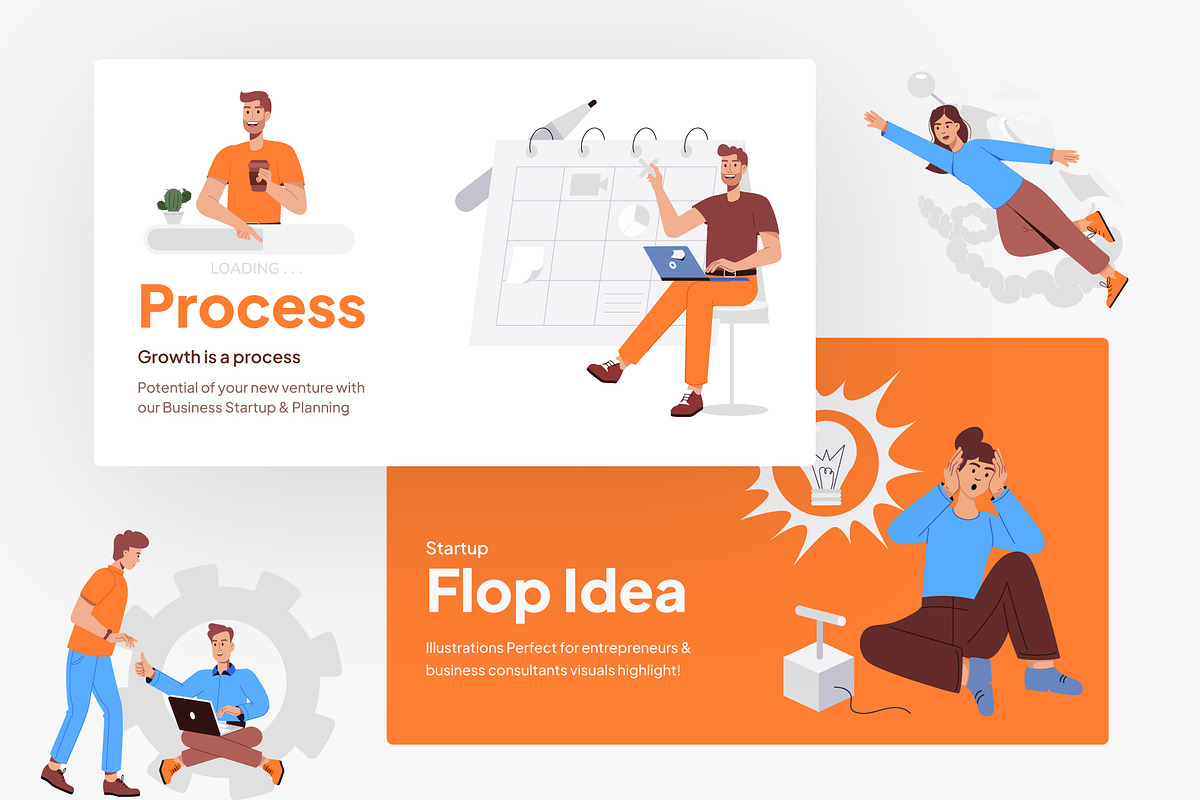 Animated Business Illustration Set, a Finance Illustration by Vectors Market (Photo 3 of 4)
