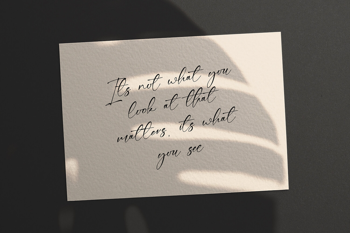 Black Ming - Calligraphy Font, a Script Font by StringLabs (Photo 3 of 10)