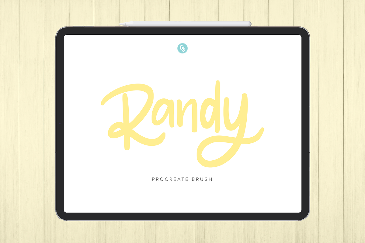 Randy Block Procreate Brush, a Brush Add-On by Cate Shaner (Photo 1 of 4)