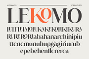 Sandria Beauty Serif, a Serif Font by Eternity Studio (Thumbnail 9 of 10)