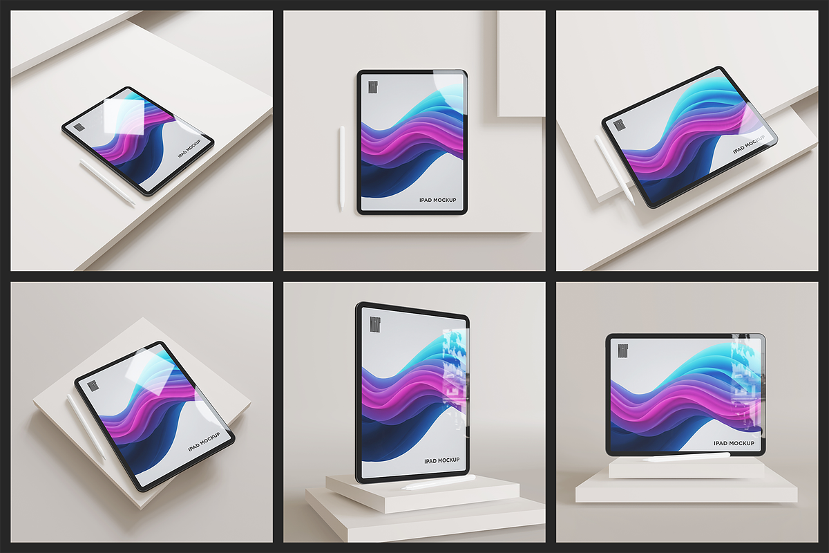 iPad Pro Mockup, an iPad Mockup by Muhazdinata (Photo 1 of 7)