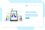 Influencer marketing concept, a Technology Illustration by Good Studio (Thumbnail 1 of 3)