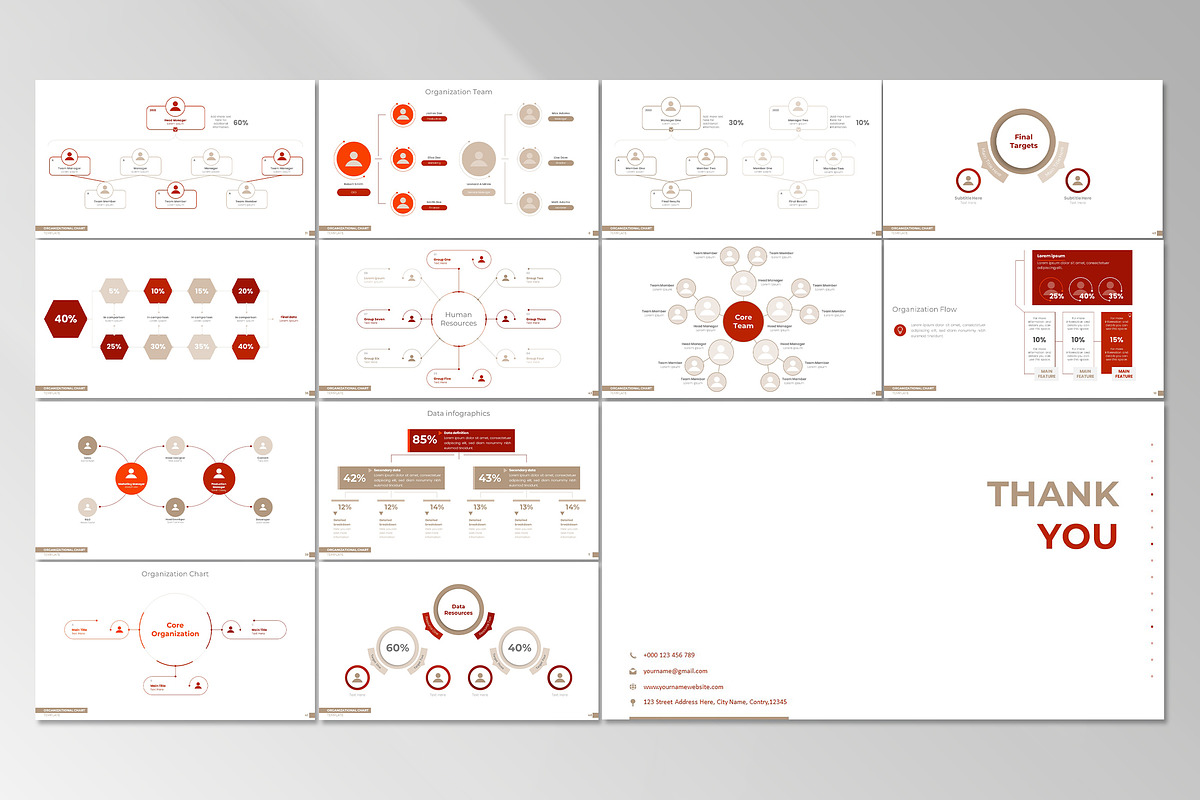 Organizational Chart Presentation, a Presentation Template by Artemis-products (Photo 5 of 5)