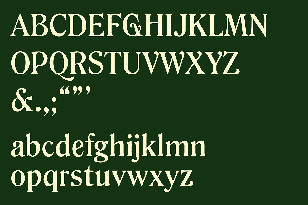 Gertrude - An Ornamental Serif, a Font by Press & Pen (Photo 8 of 9)