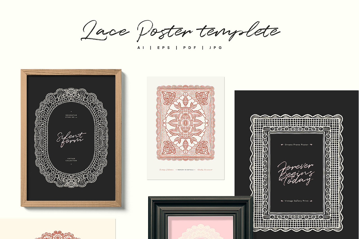 Vintage Lace | Poster Builder, an Object Graphic by KetteCreate (Photo 7 of 18)