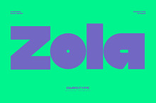 Zola-Modern Bold Display Sans Serif