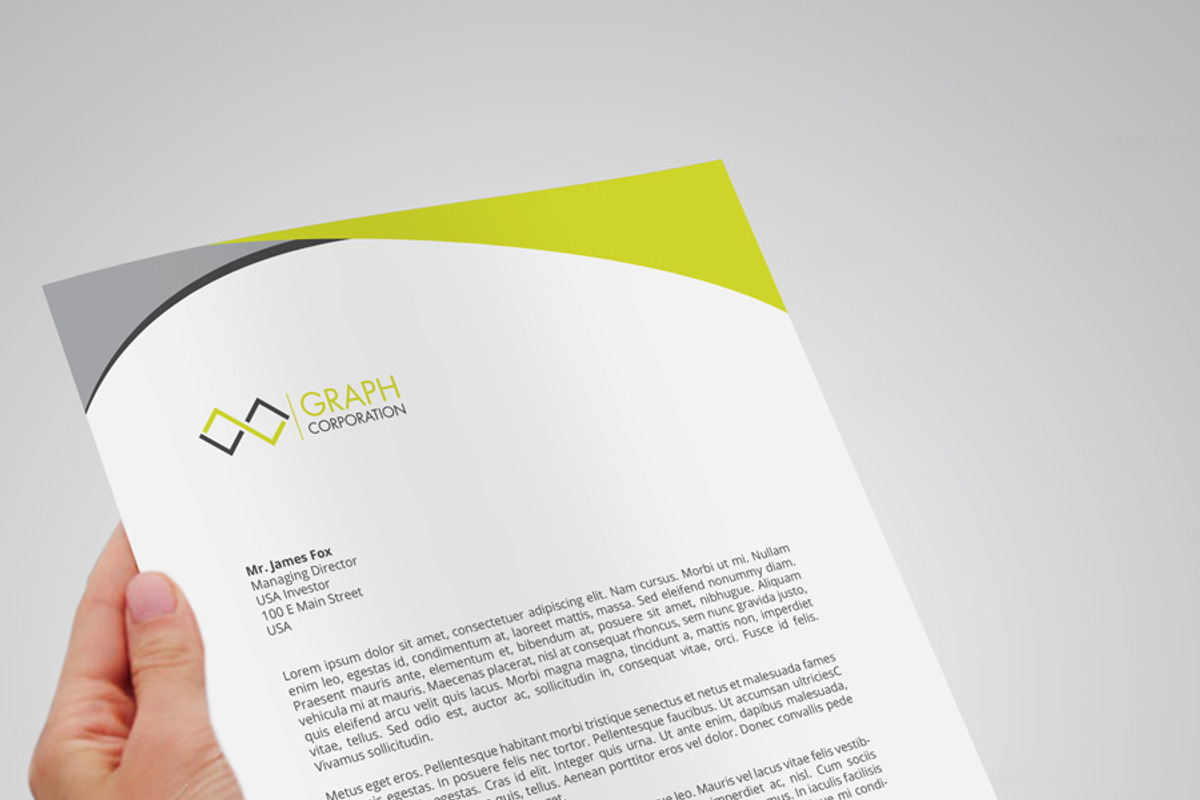 Letterhead, a Stationery Template by asimalikhan555 (Photo 3 of 6)