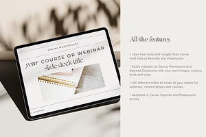 Webinar Masterclass Course Slideshow