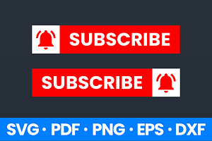 YouTube Subscribe Button icon