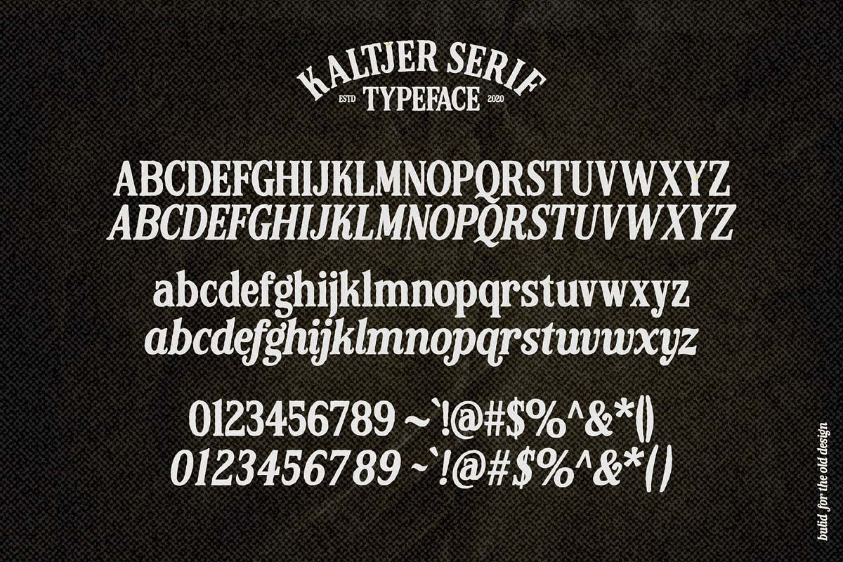 Kaltjer - Serif Font, a Serif Font by Bentype Studio (Photo 6 of 8)