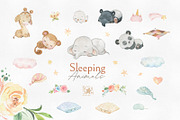 Sleeping Animals Collection, an Animal Illustration by StarJam (Thumbnail 2 of 8)